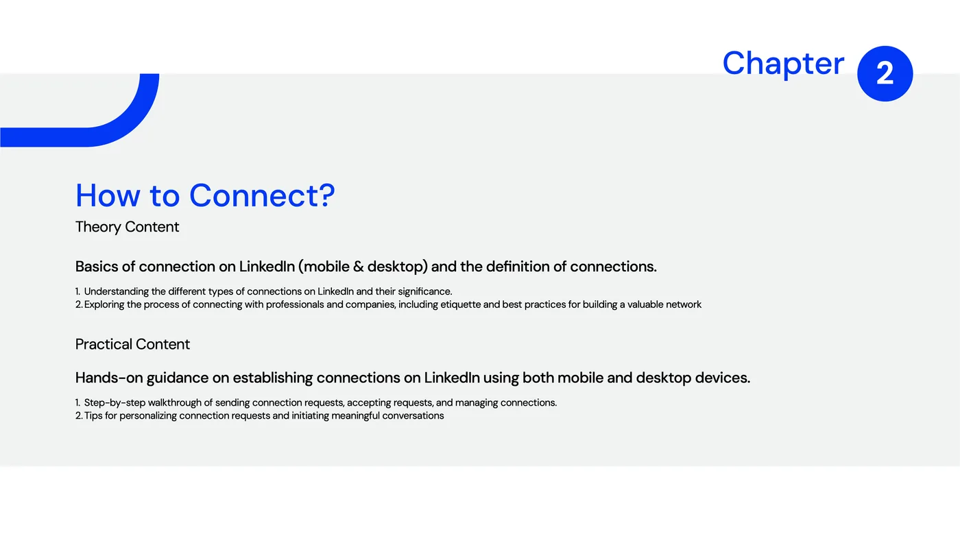 Chapter 2 — How to connect