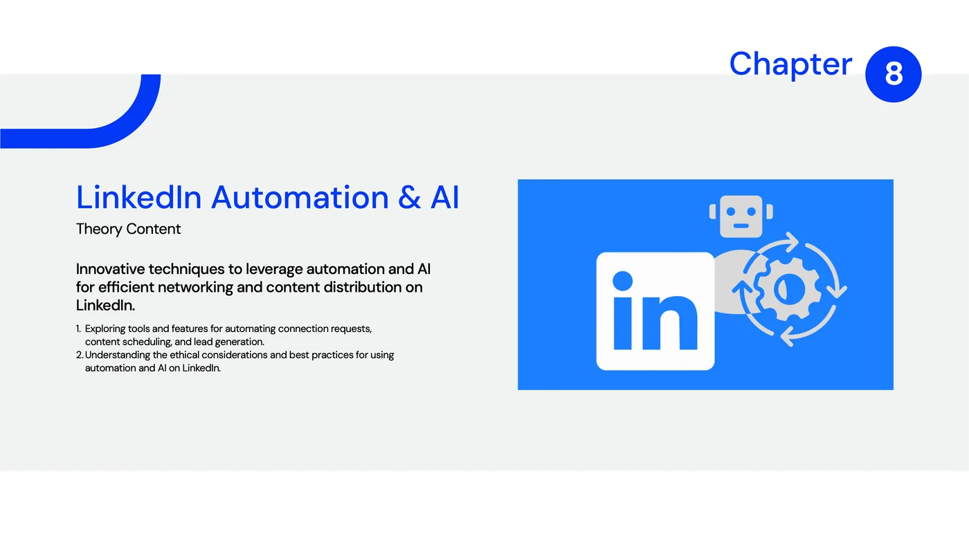 Chapter 8 — LinkedIn automation & AI