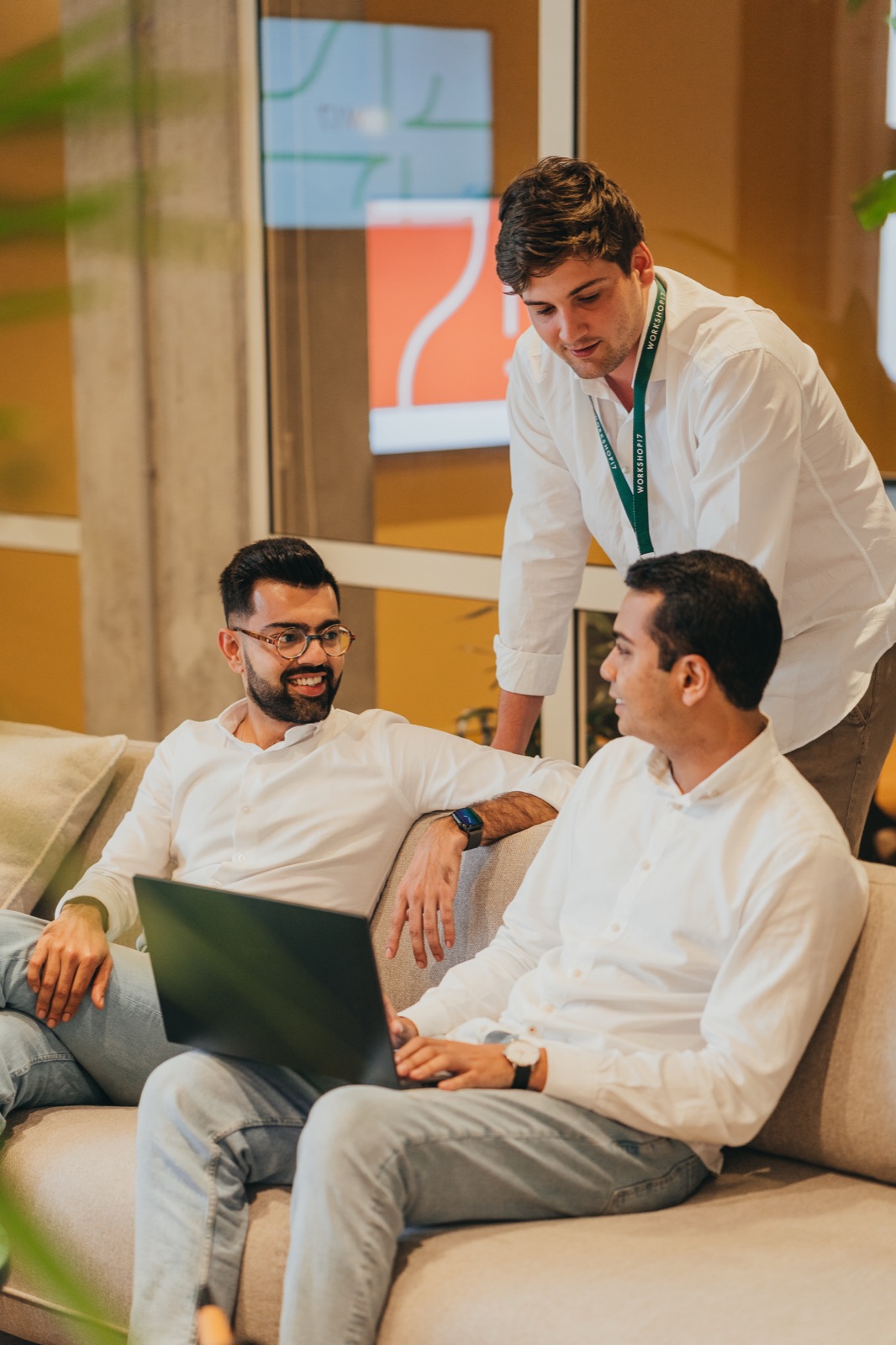 Noor Sheriff and the Lean Search founding team